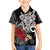 Taino Sun Tribal Family Matching Summer Maxi Dress and Hawaiian Shirt Tropical Hibiscus - Wonder Print Shop