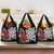 Taino Sun Tribal Grocery Bag Tropical Hibiscus