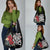 Taino Sun Tribal Grocery Bag Tropical Hibiscus