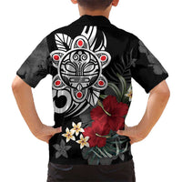 Taino Sun Tribal Hawaiian Shirt Tropical Hibiscus - Wonder Print Shop