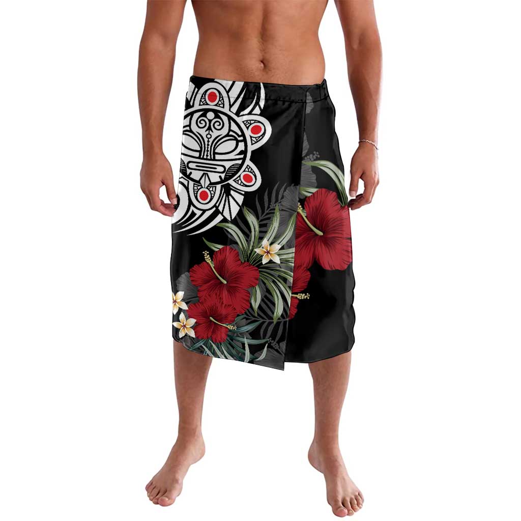 Taino Sun Tribal Lavalava Tropical Hibiscus - Wonder Print Shop