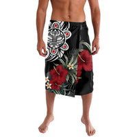 Taino Sun Tribal Lavalava Tropical Hibiscus - Wonder Print Shop