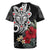 Taino Sun Tribal Rugby Jersey Tropical Hibiscus - Wonder Print Shop