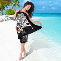 Taino Sun Tribal Sarong Tropical Hibiscus - Wonder Print Shop