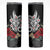 Taino Sun Tribal Skinny Tumbler Tropical Hibiscus - Wonder Print Shop