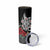 Taino Sun Tribal Skinny Tumbler Tropical Hibiscus - Wonder Print Shop