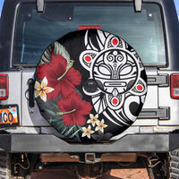 Taino Sun Tribal Spare Tire Cover Tropical Hibiscus - Wonder Print Shop