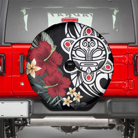 Taino Sun Tribal Spare Tire Cover Tropical Hibiscus - Wonder Print Shop