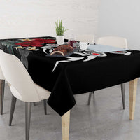 Taino Sun Tribal Tablecloth Tropical Hibiscus - Wonder Print Shop