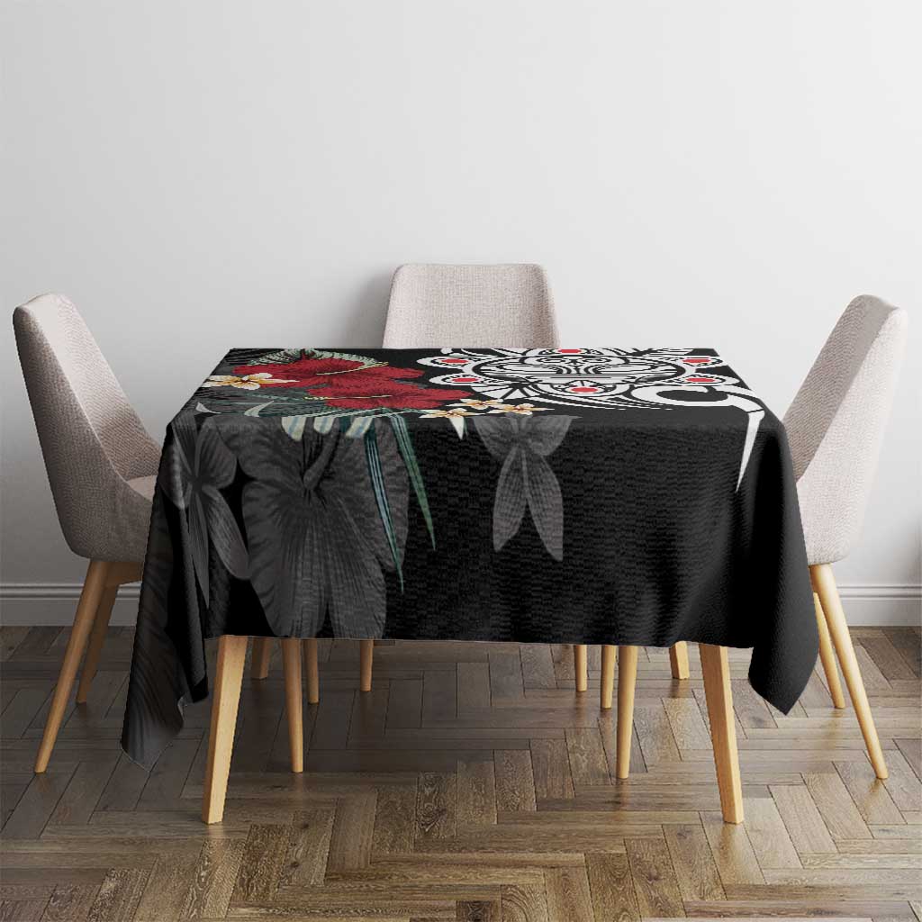 Taino Sun Tribal Tablecloth Tropical Hibiscus - Wonder Print Shop