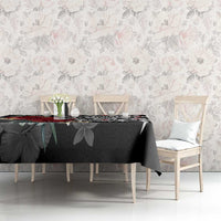 Taino Sun Tribal Tablecloth Tropical Hibiscus - Wonder Print Shop