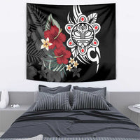 Taino Sun Tribal Tapestry Tropical Hibiscus - Wonder Print Shop