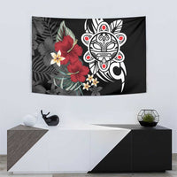 Taino Sun Tribal Tapestry Tropical Hibiscus - Wonder Print Shop