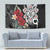 Taino Sun Tribal Tapestry Tropical Hibiscus - Wonder Print Shop