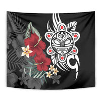 Taino Sun Tribal Tapestry Tropical Hibiscus - Wonder Print Shop