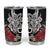 Taino Sun Tribal Tumbler Cup Tropical Hibiscus - Wonder Print Shop