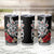 Taino Sun Tribal Tumbler Cup Tropical Hibiscus - Wonder Print Shop