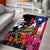 Boricua Taino Coqui Tropical Area Rug Puerto Rico Grunge Flag - Wonder Print Shop
