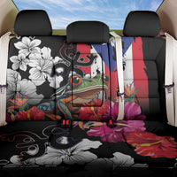 Boricua Taino Coqui Tropical Back Car Seat Cover Puerto Rico Grunge Flag - Wonder Print Shop