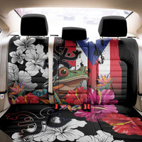 Boricua Taino Coqui Tropical Back Car Seat Cover Puerto Rico Grunge Flag - Wonder Print Shop