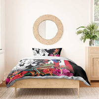 Boricua Taino Coqui Tropical Bedding Set Puerto Rico Grunge Flag - Wonder Print Shop