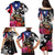 Boricua Taino Coqui Tropical Family Matching Puletasi and Hawaiian Shirt Puerto Rico Grunge Flag - Wonder Print Shop