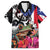 Boricua Taino Coqui Tropical Family Matching Puletasi and Hawaiian Shirt Puerto Rico Grunge Flag - Wonder Print Shop