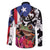Boricua Taino Coqui Tropical Family Matching Tank Maxi Dress and Hawaiian Shirt Puerto Rico Grunge Flag - Wonder Print Shop
