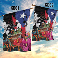 Boricua Taino Coqui Tropical Garden Flag Puerto Rico Grunge Flag - Wonder Print Shop