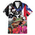 Boricua Taino Coqui Tropical Hawaiian Shirt Puerto Rico Grunge Flag - Wonder Print Shop