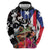 Boricua Taino Coqui Tropical Hoodie Puerto Rico Grunge Flag - Wonder Print Shop