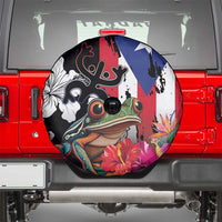 Boricua Taino Coqui Tropical Spare Tire Cover Puerto Rico Grunge Flag - Wonder Print Shop