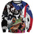 Boricua Taino Coqui Tropical Sweatshirt Puerto Rico Grunge Flag - Wonder Print Shop