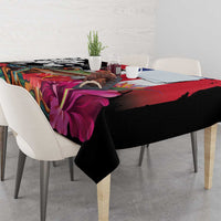 Boricua Taino Coqui Tropical Tablecloth Puerto Rico Grunge Flag - Wonder Print Shop