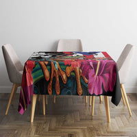 Boricua Taino Coqui Tropical Tablecloth Puerto Rico Grunge Flag - Wonder Print Shop
