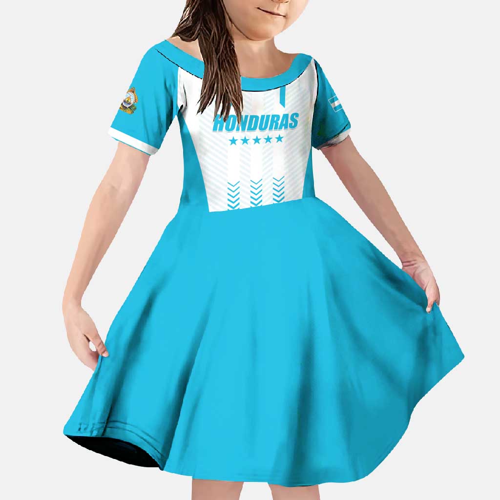 Custom Honduras Football Family Matching Mermaid Dress and Hawaiian Shirt Vamos Los Catrachos