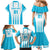 Custom Honduras Football Family Matching Mermaid Dress and Hawaiian Shirt Vamos Los Catrachos