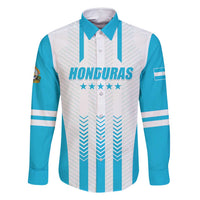 Custom Honduras Football Family Matching Off Shoulder Short Dress and Hawaiian Shirt Vamos Los Catrachos