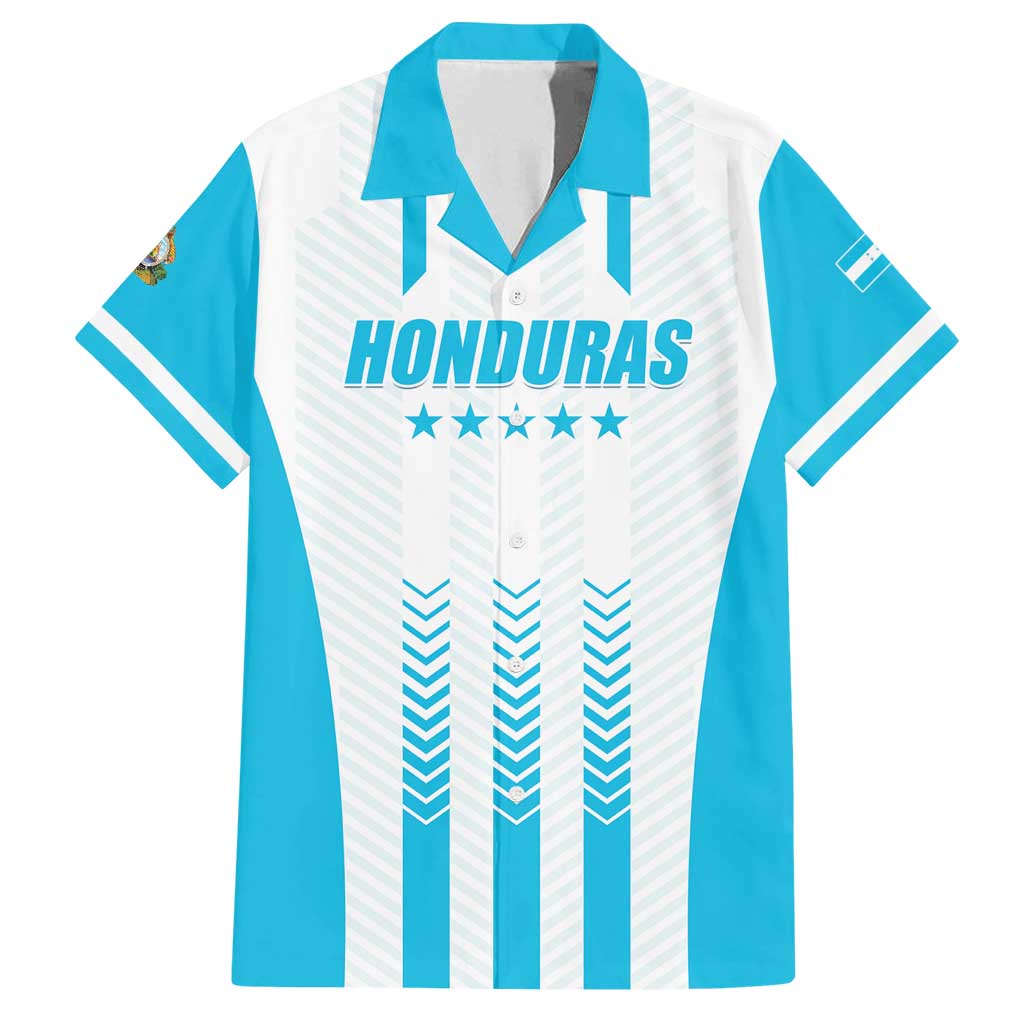 Custom Honduras Football Family Matching Puletasi and Hawaiian Shirt Vamos Los Catrachos