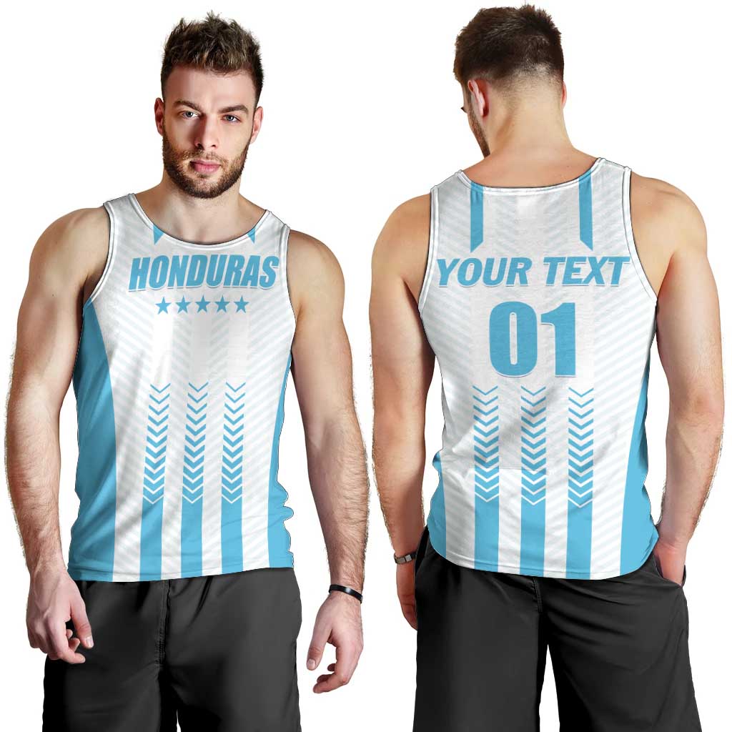 Custom Honduras Football Men Tank Top Vamos Los Catrachos