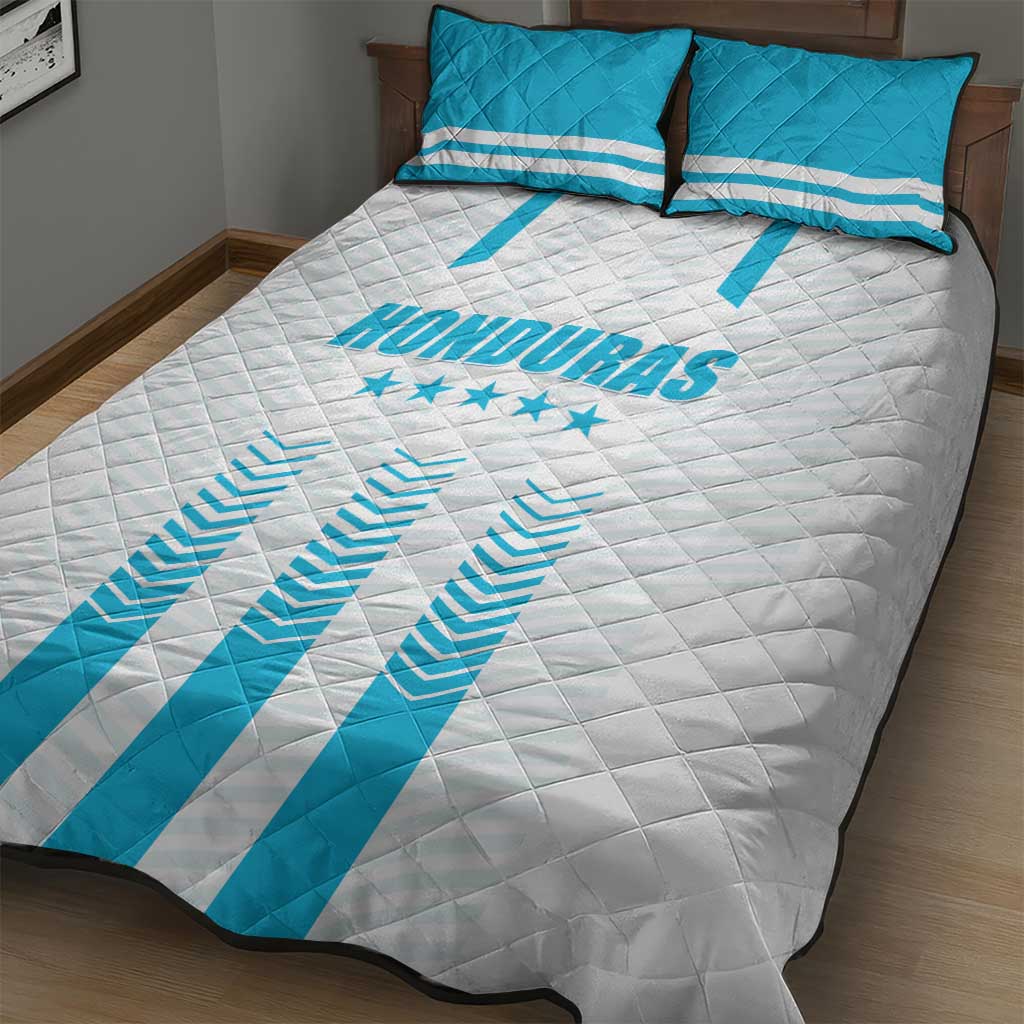 Honduras Football Quilt Bed Set Vamos Los Catrachos