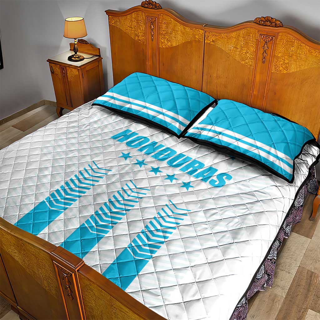 Honduras Football Quilt Bed Set Vamos Los Catrachos