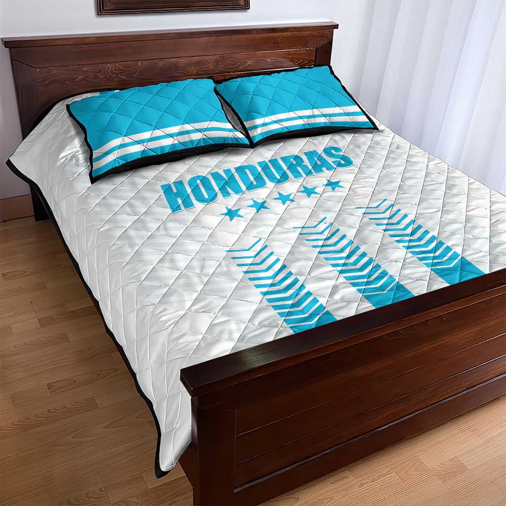 Honduras Football Quilt Bed Set Vamos Los Catrachos