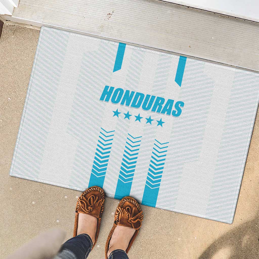 Honduras Football Rubber Doormat Vamos Los Catrachos
