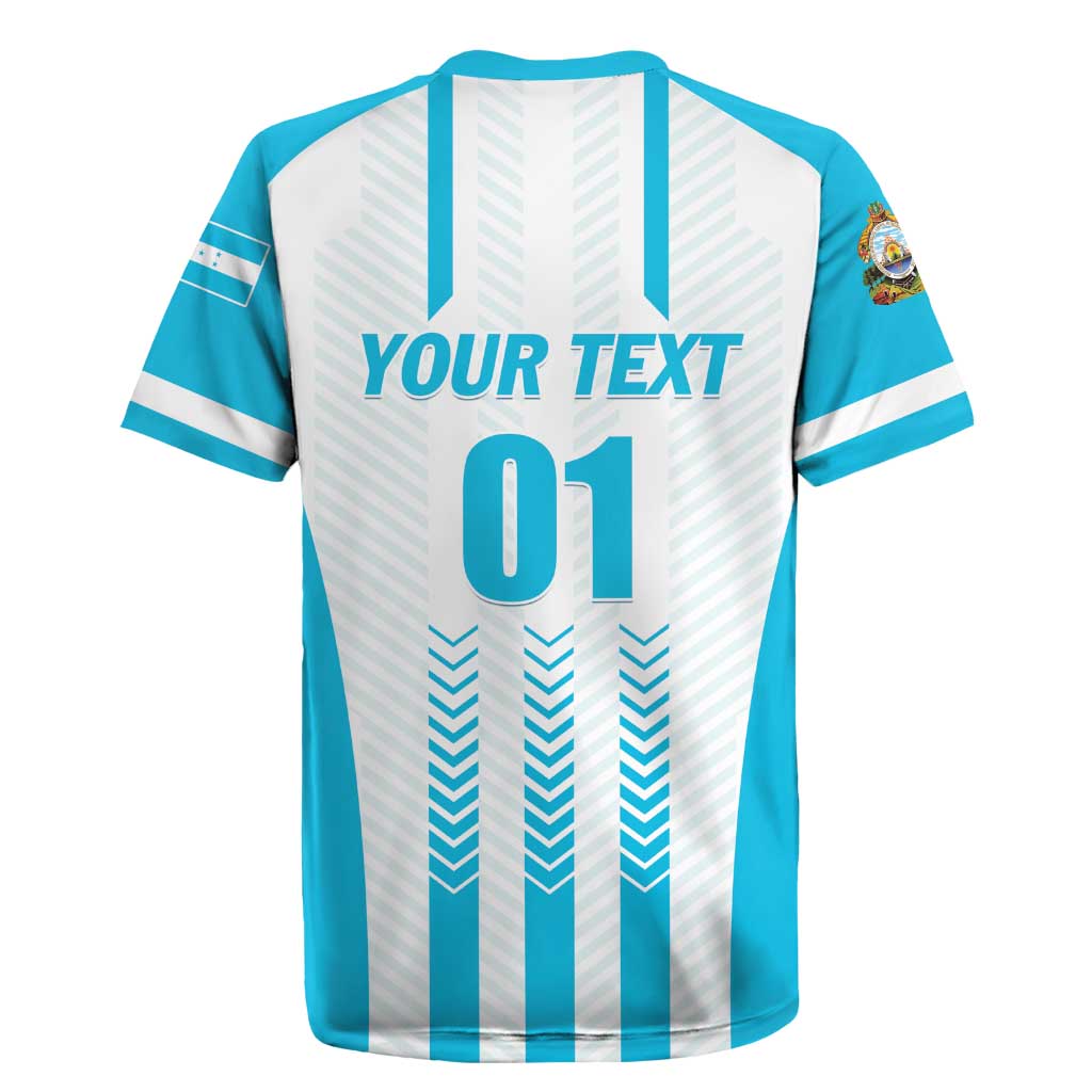 Custom Honduras Football Rugby Jersey Vamos Los Catrachos