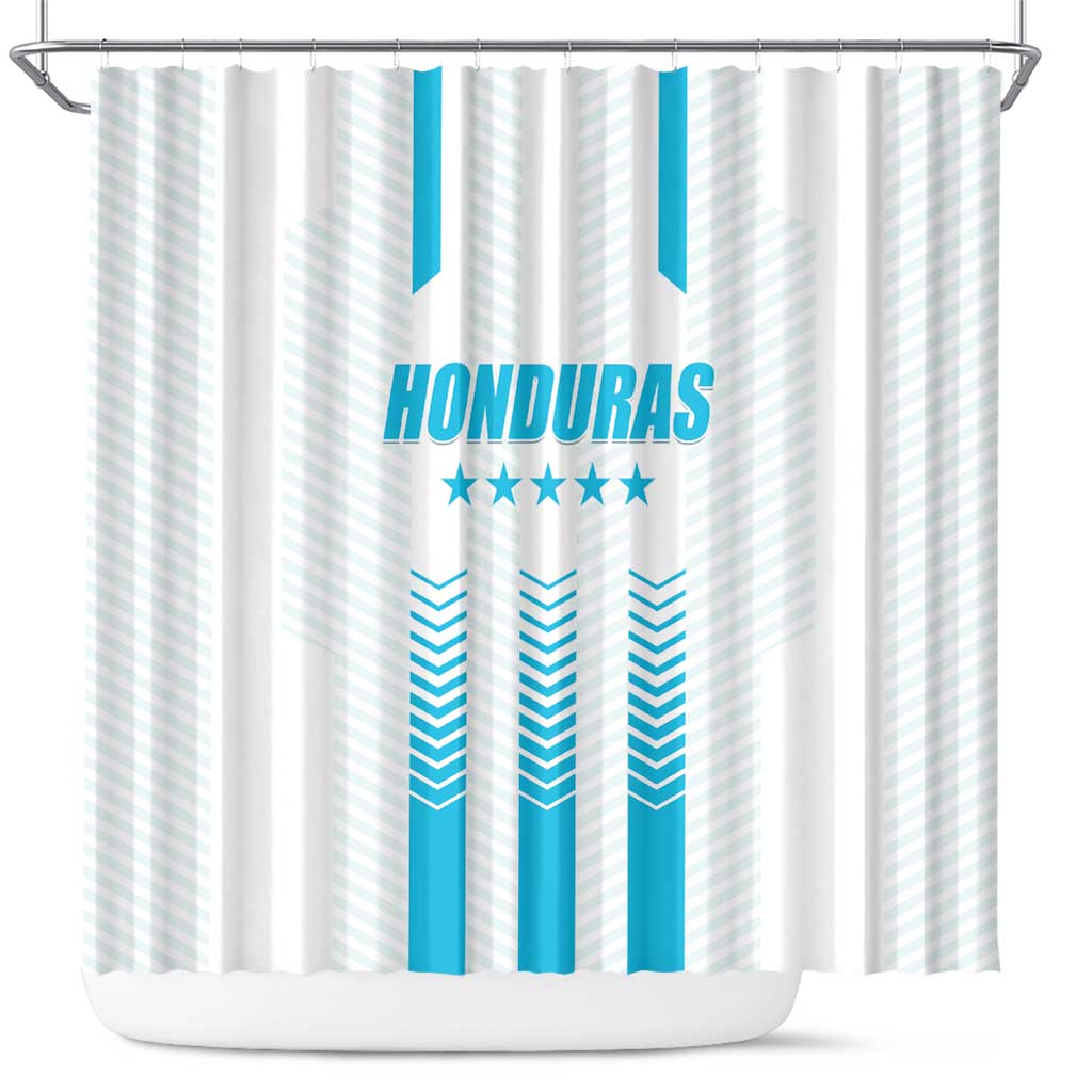 Honduras Football Shower Curtain Vamos Los Catrachos