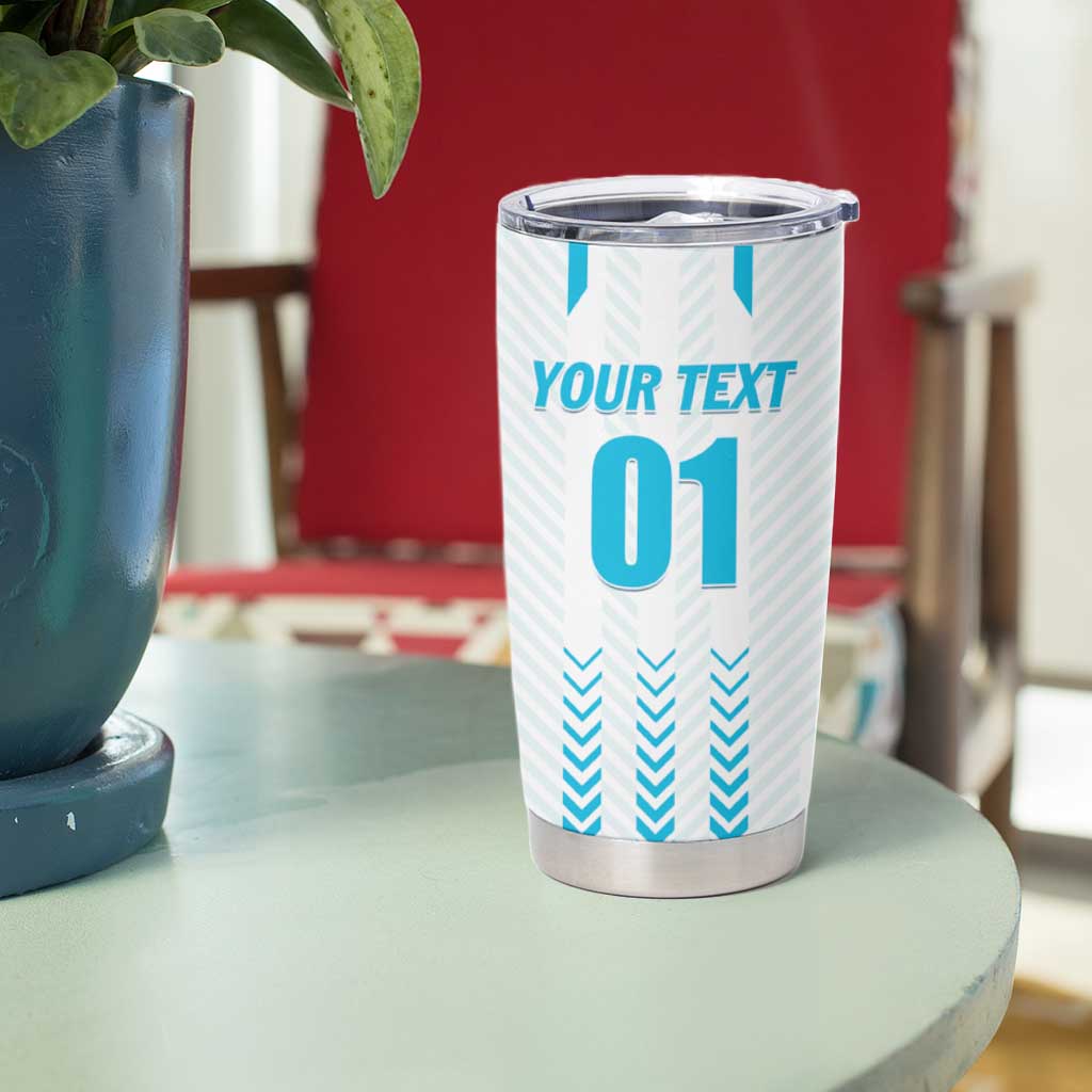 Custom Honduras Football Tumbler Cup Vamos Los Catrachos