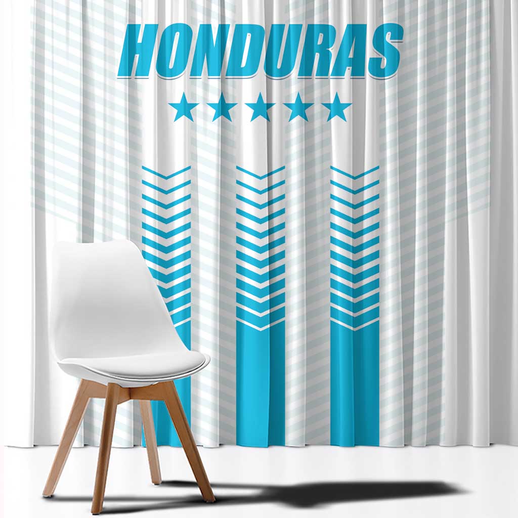 Honduras Football Window Curtain Vamos Los Catrachos