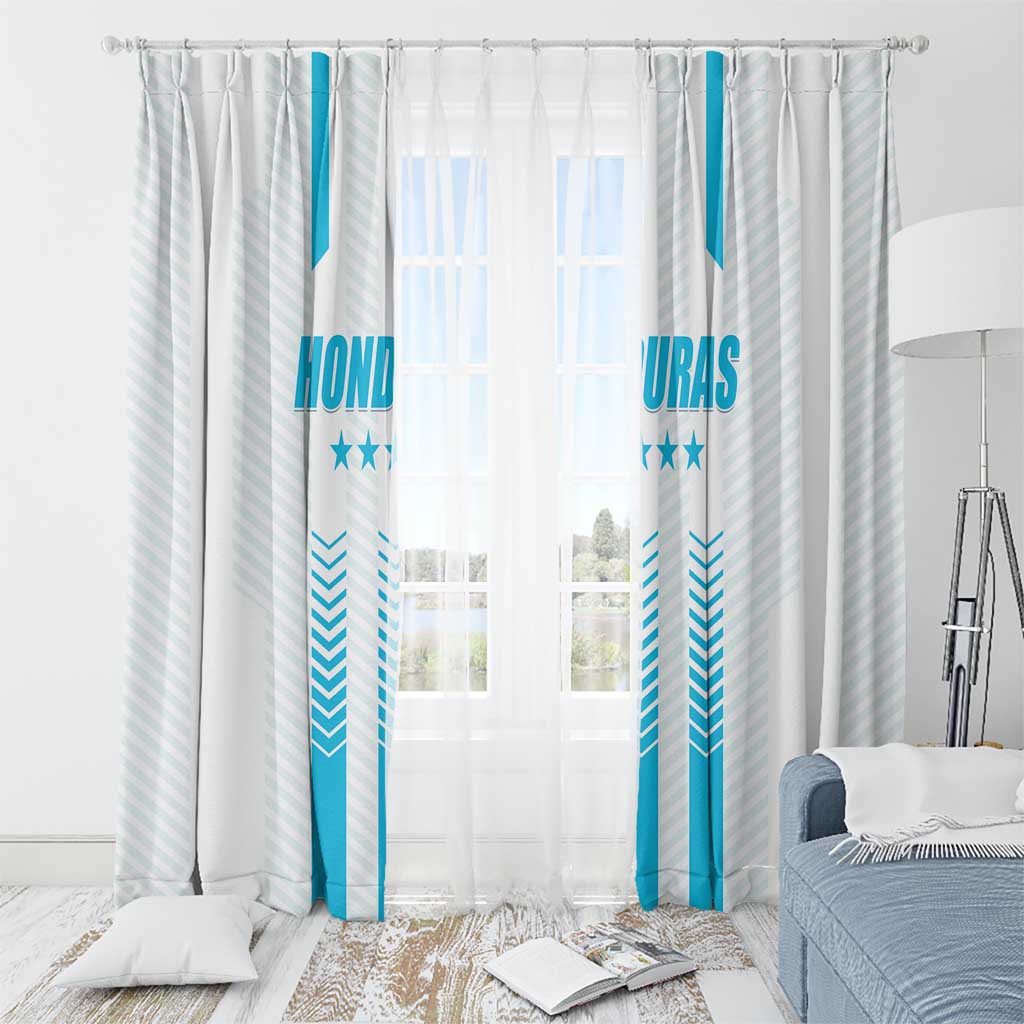 Honduras Football Window Curtain Vamos Los Catrachos
