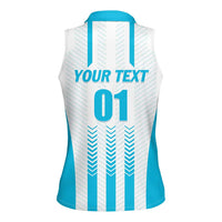 Custom Honduras Football Women Sleeveless Polo Shirt Vamos Los Catrachos